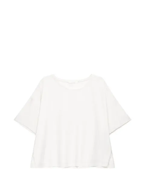 MALIPARMI flounced crepe T-shirt White JM44005067210001