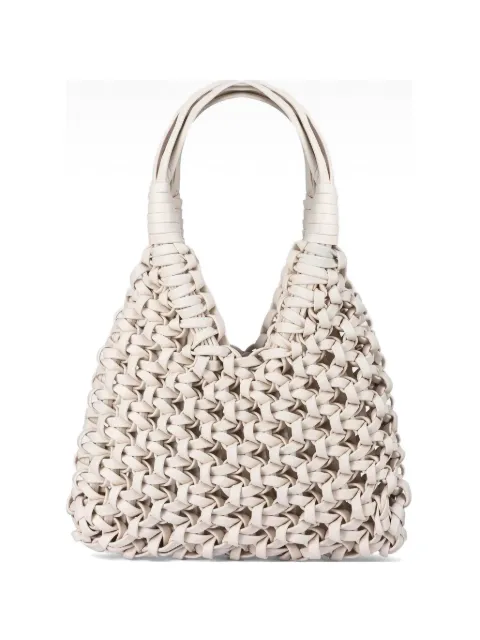 Hibourama Vannifique woven-construction tote bag White VANNIFIQUEPLAINBUTTERWHITE