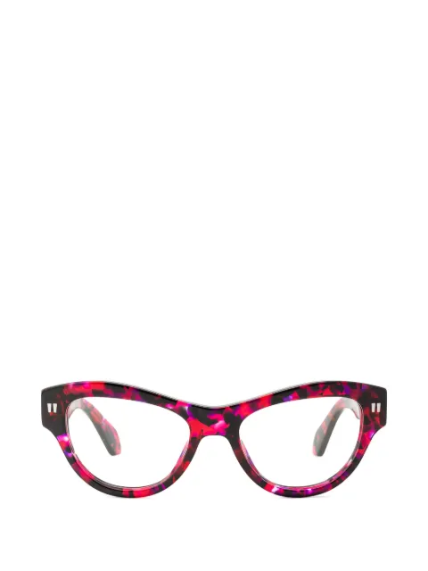 Off-White Eyewear cat-eye frame glasses Red OERJ076