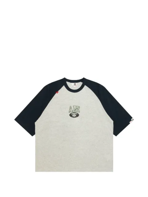 AAPE BY *A BATHING APE® AAPEUNVS graphic-print raglan T-shirt Grey AAPLTM1848XXQ