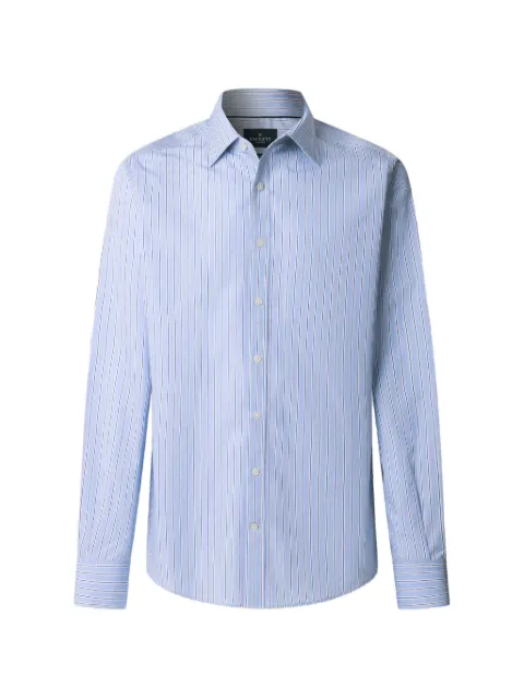 Hackett London butcher-stripe-pattern shirt Blue HM3010668