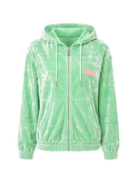 DSQUARED2 logo-patch hoodie Green S75HG0091S24587