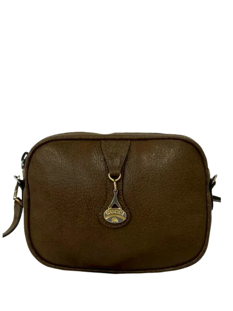 Gucci Pre-Owned 20th Century GG Plus Leather crossbody bag Brown SZ35K252Y18YI63B