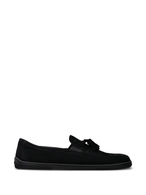 Be Lenka tassel-detail suede loafers Black 4CI8BHUO4H2025
