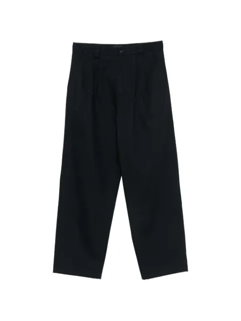 A.P.C. pleated straight-leg trousers Black COHLCH08027