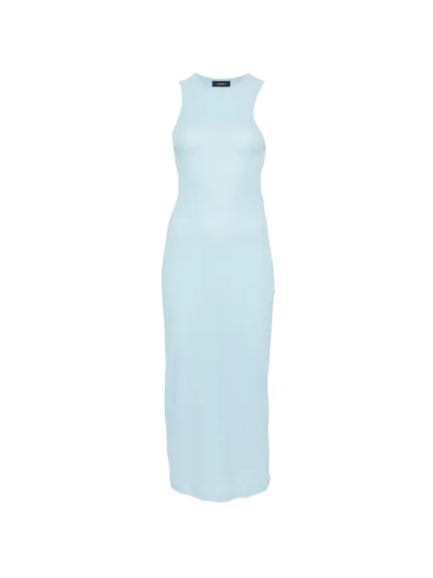 WARDROBE.NYC ribbed-knit sleeveless dress Blue W5094H26CO