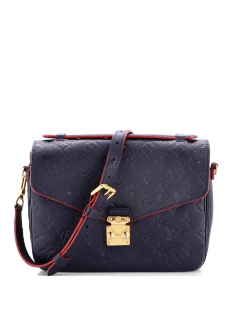 Louis Vuitton Pre-Owned Pochette Metis Monogram Empreinte Leather crossbody bag Blue UGHTTG4V1IWNO9M8