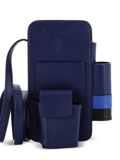Hermès Pre-Owned Hermesway Phone Case Crossbody Bag Epsom clutch bag Blue UETUJN9CJPP3ABZ0