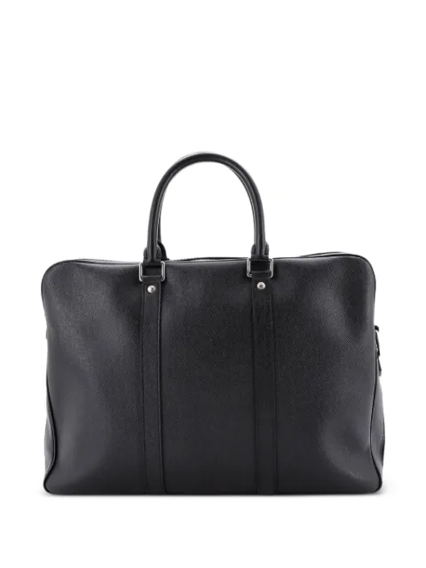 Louis Vuitton Pre-Owned Porte-Documents Voyage Briefcase Taiga Leather PM business bag Black U6ZNCI65ZFDSKLYR