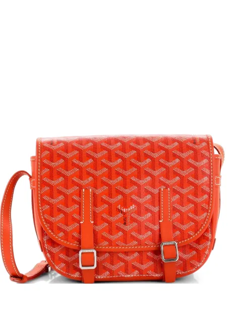 Goyard Pre-Owned Belvedere Messenger Bag Coated Canvas with Leather PM crossbody bag Orange ERC6G5LLKYZ4CU2Q