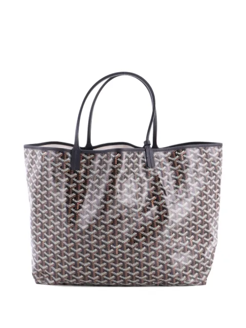 Goyard Pre-Owned Saint Louis Coated Canvas GM tote bag Black T7UZVDEYH0PQGY98