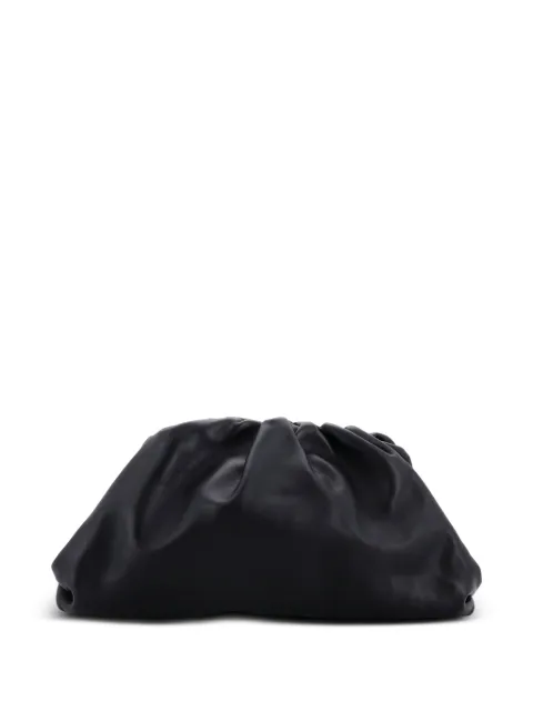 Bottega Veneta Pre-Owned The Pouch Leather clutch bag Black QYG2E8HAGRJGPHJX