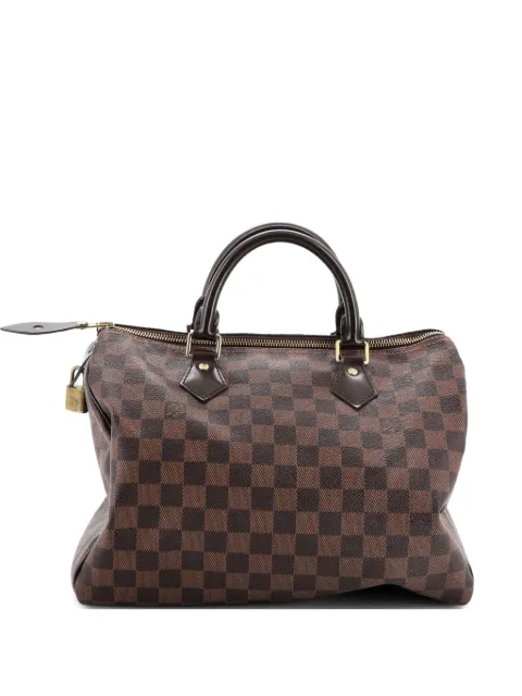 Louis Vuitton Pre-Owned Speedy Handbag Damier 30 satchel Brown B75I09T6BXQNMDHP