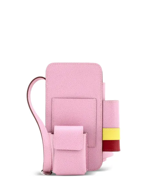 Hermès Pre-Owned Hermesway Phone Case Crossbody Bag Epsom clutch bag Pink 52H86BB9GFZHS8XG
