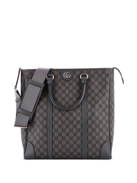 Gucci Pre-Owned Ophidia Convertible Open GG Coated Canvas Tall tote bag Grey TFG0BARVWRTQVTPB