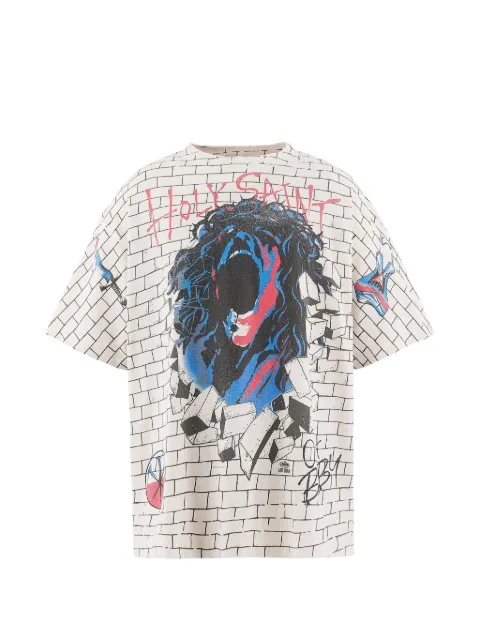 SAINT MXXXXXX graphic-print T-shirt Neutrals SM26SSMMK80000012WH