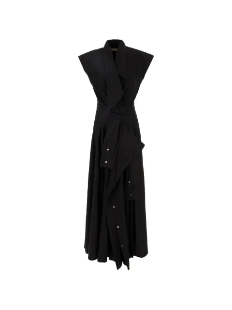 Viktor & Rolf deconstructed sleeveless maxi dress Black WD038