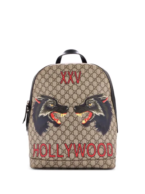 Gucci Pre-Owned Zip Around Printed GG Coated Canvas Medium backpack Brown CJ89QDDRH041F8ZE