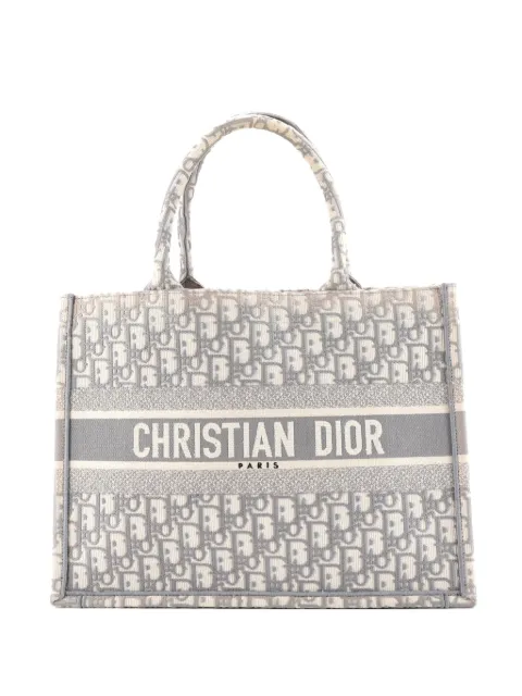 Christian Dior Pre-Owned Book Oblique Canvas Medium tote bag Grey 8U5R4AOGLWVSFB6Q
