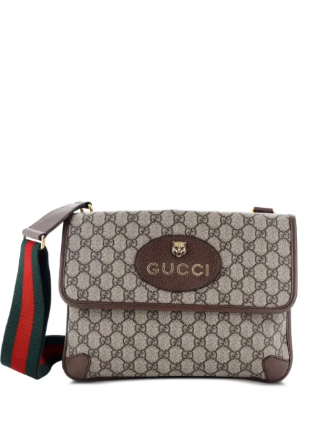 Gucci Pre-Owned Neo Vintage Flap Messenger GG Coated Canvas Medium crossbody bag Brown M5Y0F48M2WT5641W