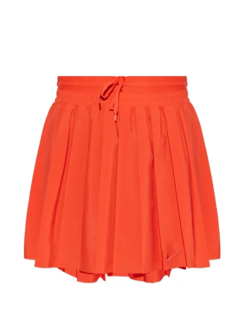 Nike pleated embroidered-logo skirt Red IF0589