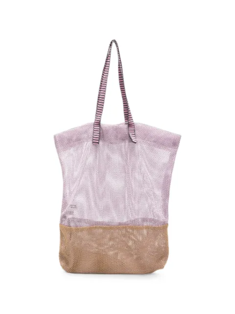 Épice two-tone mesh shoulder bag Purple TOTEB