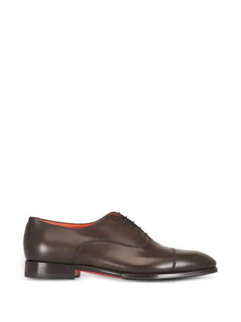 Santoni cap-toe lace-up shoes Brown ARCHIECNTGT21