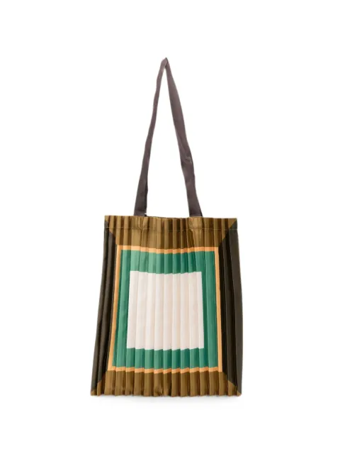 MULTITUDES BAGS Cefalu pleated tote bag Gold CEFALU