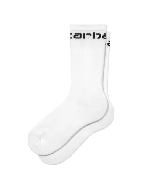 Carhartt WIP logo-intarsia socks White I036748