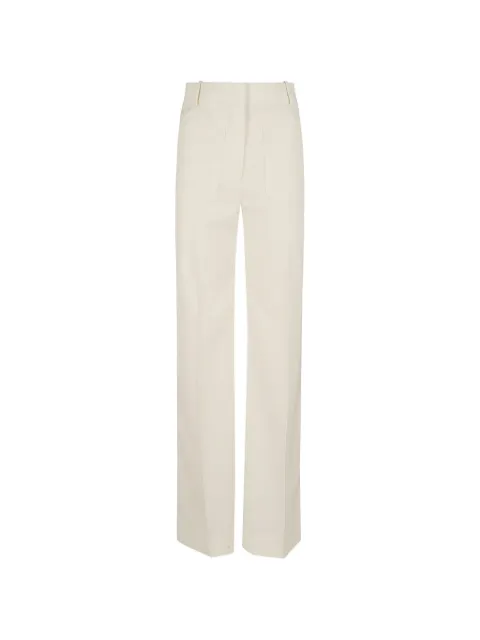 Victoria Beckham Alina patch-pocket wool trousers White 1226WTR005115U