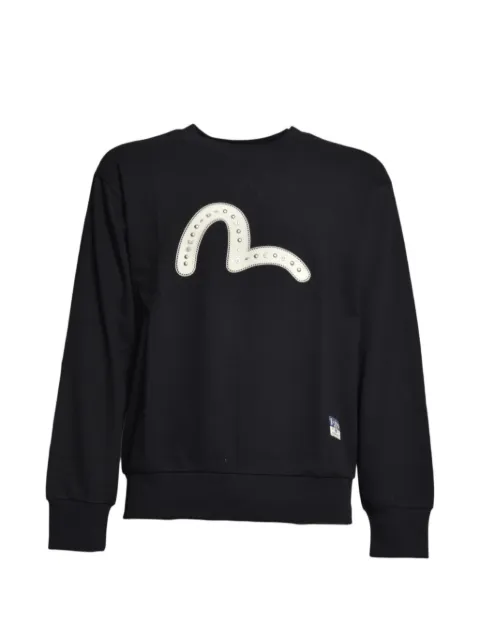 EVISU Seagull-patch sweater Black 2ESHTM6SW1064BLKX