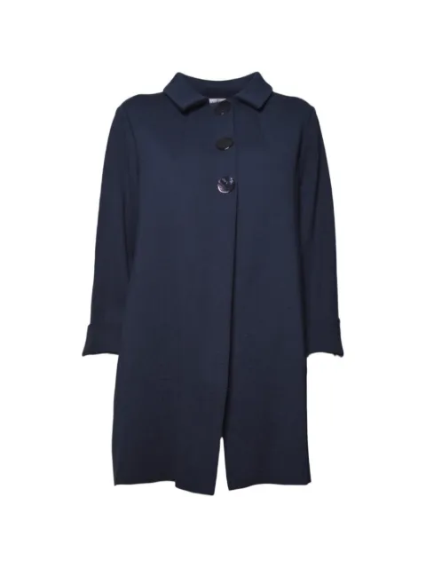 Charlott button-up collared coat Blue 788700BLU