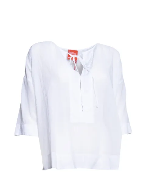 Merci tie-fastening blouse White CAM037