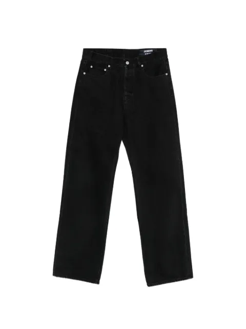 Jacquemus De-Nimes straight-cut jeans Black PAM00028AD00039