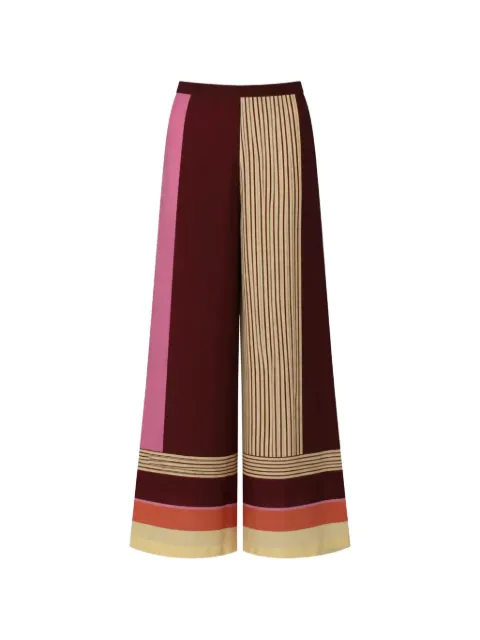 Baobab Noa striped straight-leg trousers Red 6001663