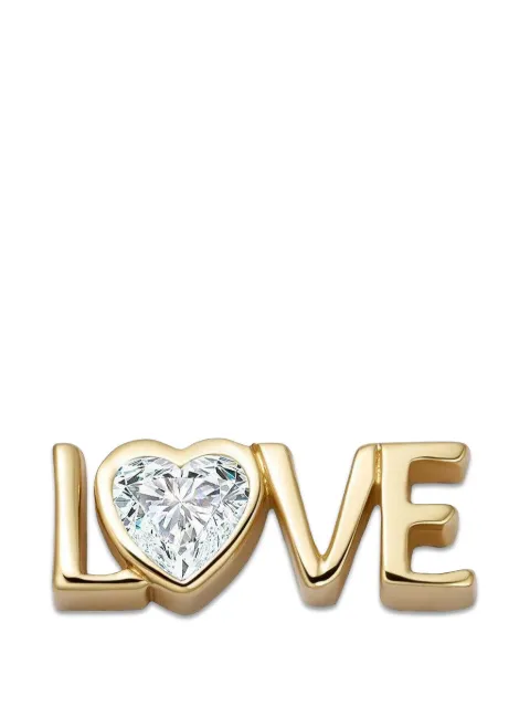 Loquet heart diamond charm Gold CHMDIALOV18Y