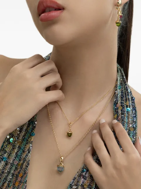 TAMARA COMOLLI Mikado Flamenco peridot pendant Gold PMFLPERYG