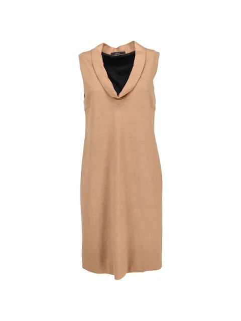 Gucci Pre-Owned cowl-neck sleeveless midi dress Neutrals CVB256816