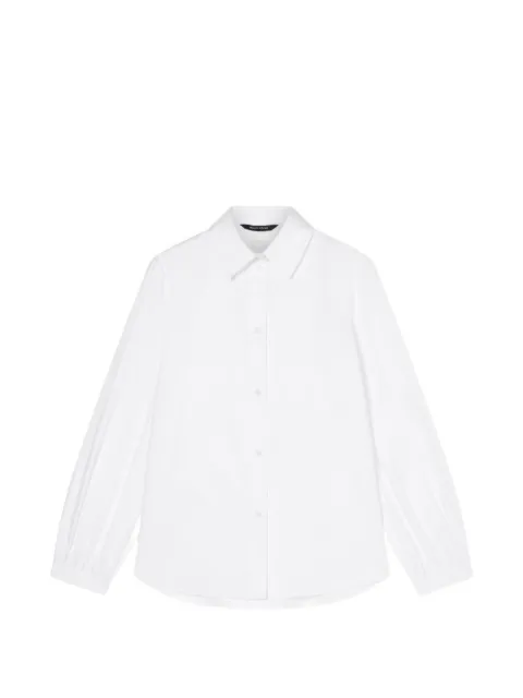 Armani Exchange puff-sleeve cotton shirt White XW001755AF12812