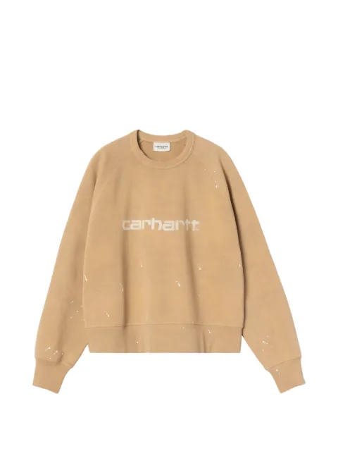 Carhartt WIP Painter logo-print sweatshirt Brown I036843