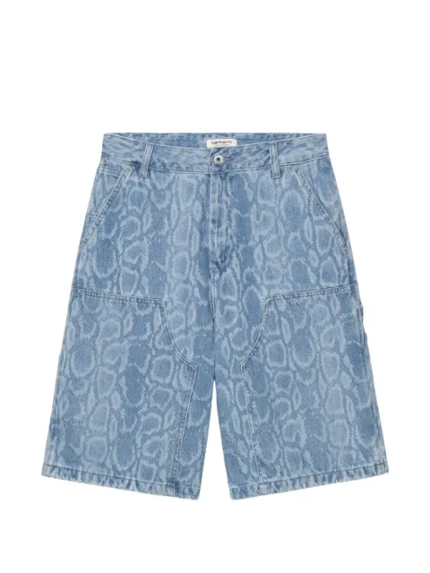 Carhartt WIP Snake Nixon midi shorts Blue I036866