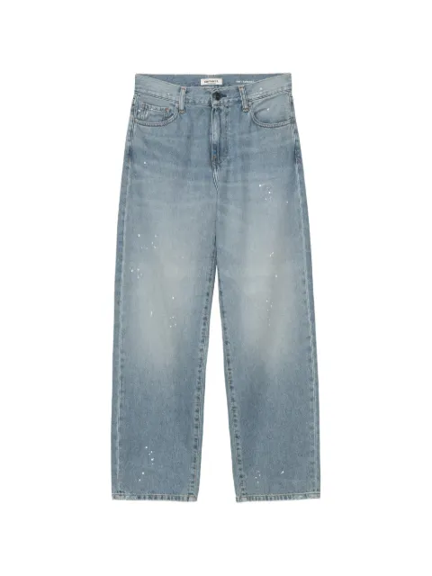 Carhartt WIP paint-splatter wide-leg jeans Blue I037026