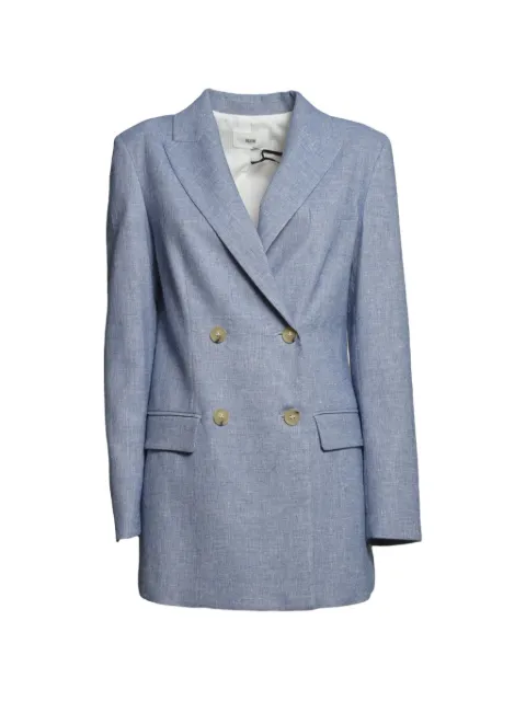 SOLOTRE double-breasted blazer Blue M1AB0193ABU86S