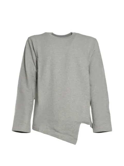 Comme Des Garçons Shirt asymmetric-hem sweater Grey FQT026