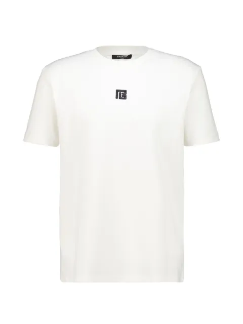 Balmain PB Logo T-shirt Neutrals GH1EG000BC87