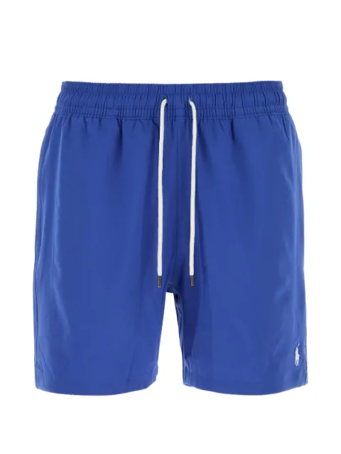 Polo Ralph Lauren logo-embroidered drawstring swim shorts Blue 710957782