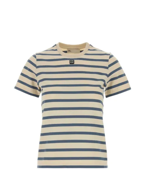 Tory Burch striped cotton T-shirt Neutrals 183695