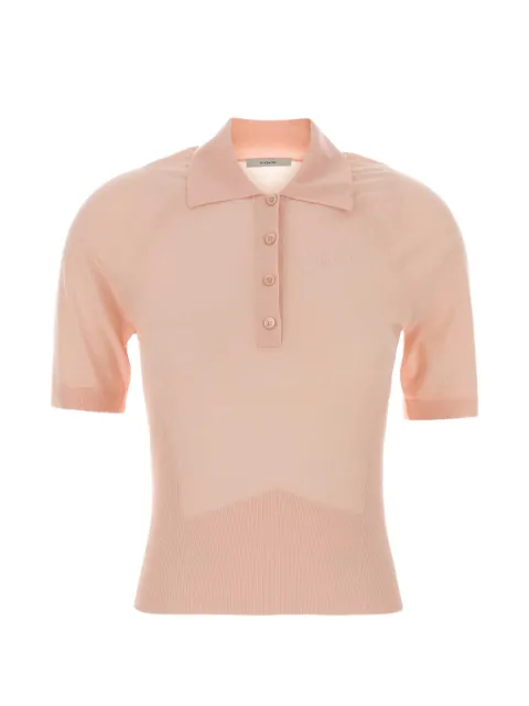 Givenchy short-sleeve cropped polo shirt Pink BW61L64ZU3