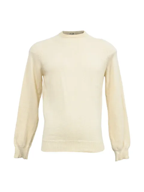 Saint Laurent Pre-Owned knitted crewneck sweater Neutrals MRPPUHKCL459529M