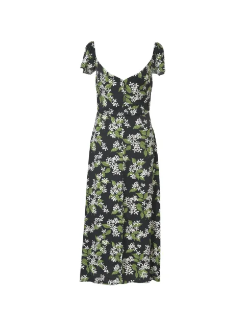 Reformation Baxley floral-print dress Black NAPPUHKCL376753W